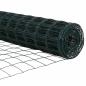 Preview: Euro Zaun mit 13 Pfosten 1.2x25 m Verzinkter Stahl Grün