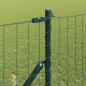 Preview: Euro Zaun Set aus 2 Grün Metall 10 x 1 m Langlebig Euro Zaun