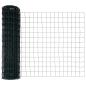 Preview: Euro Zaun Set aus 2 Grün Metall 10 x 1 m Langlebig Euro Zaun