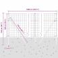 Preview: Bodenmontierter Euro-Zaun 10 x 1 m PVC-beschichteter Stahl Grün