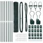 Preview: Euro Zaun Set mit 2 Grün Metall 10 x 1,5 m Langlebig