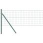Preview: Euro Zaun mit 13 Pfosten 0.4x50 m pulverbeschichteter Stahl grün