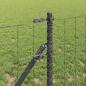 Preview: Euro Zaun mit 7 Pfosten 0.4x10 m Verzinkter Stahl Grau