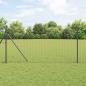 Preview: ARDEBO.de - Euro Zaun mit 13 Pfosten 1,2x25 m verzinkter Stahl grau