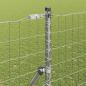 Preview: Euro Zaun mit 7 Pfosten 1,5x10 m Verzinkter Stahl