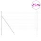 Preview: Euro Zaun mit 13 Pfosten 1x25 m Verzinkter Stahl