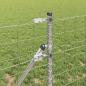 Preview: Euro-Zaun mit 13 Pfosten 0,4x25 m Verzinkter Stahl