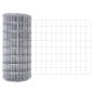 Preview: Euro Zaun mit 13 Pfosten 0.4x50 m galvanisierter Stahl