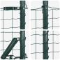 Preview: Euro Zaun mit 7 Spike-Posts 0,8x10 m Galvanisierter Stahl Grün