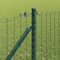 Preview: Euro Zaun mit 7 Spitzpfosten 1x10 m Verzinkter Stahl Grün