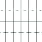 Preview: Euro Zaun mit 13 Spike Pfosten 0.4x25 m Verzinkter Stahl Grün