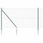 Preview: Eurozaun mit 13 Spike-Pfosten 1,2x25m verzinkter Stahl grün