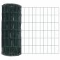 Preview: Euro-Zaun mit Stacheln 50 x 0,4 m PVC-beschichteter Stahl Grün