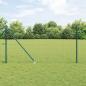 Preview: ARDEBO.de - Euro Zaun mit 7 Spike-Posts 1,4x10 m feuerverzinkter Stahl Grün