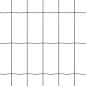 Preview: Euro Zaun mit 7 Stachelpfosten 0.4x10 m Galvanisierter Stahl Grau
