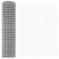 Preview: Euro-Zaun mit Stacheln 10 x 1,2 m Verzinkter Stahl Silber Netz
