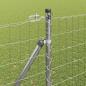 Preview: Euro-Zaun mit 7 Dorn-Ankern 1,5x10 m Verzinkter Stahl