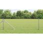 Preview: ARDEBO.de - Eurozaun mit 13 Spike-Pfosten 0.4x25 m galvanisierter Stahl