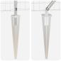 Preview: Euro Zaun mit 13 Spike-Posts 0,6x25 m verzinktem Stahl