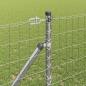 Preview: Euro-Zaun mit 13 Spitzenpfosten 1,2x25 m Verzinkter Stahl