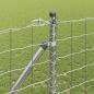 Preview: Euro Zaun mit 13 Stachelpfosten 1,2x25 m Galvanisierter Stahl