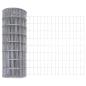 Preview: Euro Zaun mit 13 Spitzenpfählen 0.4x50 m Galvanisierter Stahl