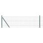 Preview: Euro-Zaun mit Betonsockel 10 x 0,6 m PVC-beschichteter Stahl