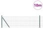 Preview: Euro-Zaun mit Betonsockel 10 x 0,6 m PVC-beschichteter Stahl