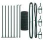 Preview: Euro-Zaun mit Betonsockel 10 x 0,6 m PVC-beschichteter Stahl