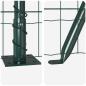 Preview: Euro-Zaun mit Betonsockel 10 x 1 m PVC-beschichteter Stahl Grün
