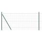 Preview: Eurozaun mit Betonfundament 10 x 0,8 m PVC-beschichteter Stahl
