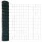 Preview: Eurozaun mit Betonfundament 10 x 0,8 m PVC-beschichteter Stahl