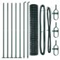 Preview: Eurozaun mit Betonfundament 10 x 1,4 m PVC-beschichteter Stahl