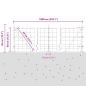Preview: Eurozaun mit 7 Flanschpfosten 0.4x10 m Verzinkter Stahl