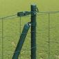 Preview: Euro Zaun Set aus 2 Grün Metall 10 x 1,2 m Langlebig