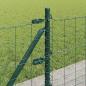 Preview: Euro Zaun mit 13 Flanschpfosten 0,4x25 m verzinkter Stahl