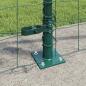 Preview: Euro Zaun Set mit 2 Grün Stahl, PVC-Beschichtung 25 x 1,0 m