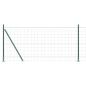 Preview: Eurozaun mit Betonfundament 25 x 1 m PVC-beschichteter Stahl