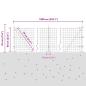 Preview: Euro Zaun mit 7 Flanschpfosten 0.6x10 m verzinkter Stahl