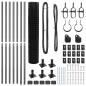 Preview: Euro-Zaun mit Betonsockel 10 x 1,5 m PVC-beschichteter Stahl