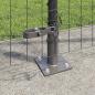 Preview: Eurozaun mit Betonfundament 10 x 1,2 m PVC-beschichteter Stahl