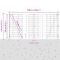 Preview: Euro-Zaun mit Betonsockel 25 x 1,2 m PVC-beschichteter Stahl