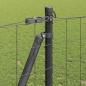Preview: Euro-Zaun mit Betonsockel 25 x 1,2 m PVC-beschichteter Stahl