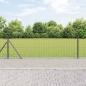 Preview: ARDEBO.de - Euro Zaun mit 13 Flanschpfosten 0.6x50 m verzinkter Stahl
