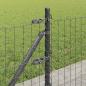 Preview: Euro Zaun mit 13 Flanschpfosten 0.6x50 m verzinkter Stahl