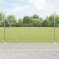 Preview: ARDEBO.de - Eurozaun mit 7 Flanschpfosten 1,6x10 m feuerverzinkter Stahl