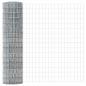 Preview: Eurozaun mit 13 Flanschpfählen 1x25 m Galvanisierter Stahl