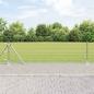 Preview: ARDEBO.de - Euro-Zaun mit 13 Flanschpfosten 0.4x25 m verzinkter Stahl
