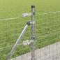 Preview: Euro Zaun mit 13 Schlitzpfosten 0.4x50 m aus verzinktem Stahl