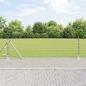 Preview: ARDEBO.de - Euro Zaun mit 13 Flanschpfosten 0.4x50 m verzinktem Stahl